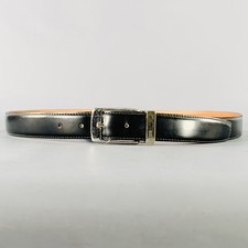 Cintura pelle nera e - in,