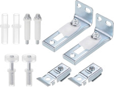 2 Set Di Kit Ferramenta per Porte a Libro Include Perno Superiore E Inferiore, S