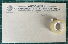 Rarissimo foglio originale Rappresentanza Automobili SALMSON-Trieste anni’20