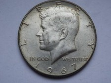 HALF DOLLAR USA 1967 MONETA