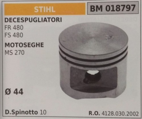 41280302002 pistone completo - 41280302002,