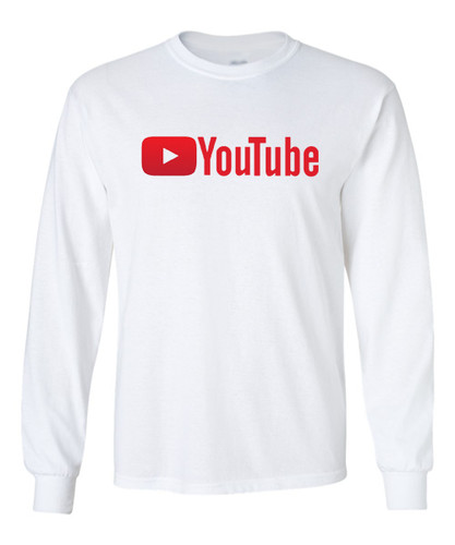 Shirt youtube manica - t-shirt,
