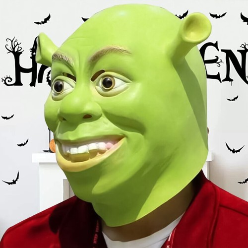 Maschera carnevale shrek orco - maschera,