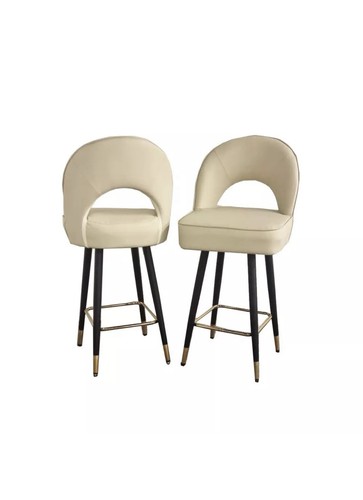 Astra sgabello bar pelle - da,