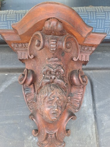 Antica mensola legno - in,