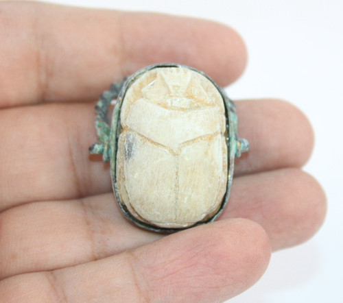 Anello faraonico scarabeo - faraonico,