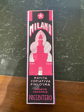 Scatola PRESBITERO 6 Matite LN425 Copiativa Amaranto Milan PRODUZIONE DI GUERRA