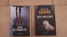 THRILLER/LOTTO 2 volumi SHARON SALA Sete di Vendetta/MAGGIE SHAYNE-Vite Spezzate