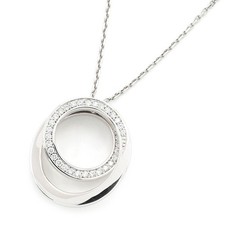 Collana Cartier Étincelle de Cartier K18WG diamante spirale cerchio oro bianco