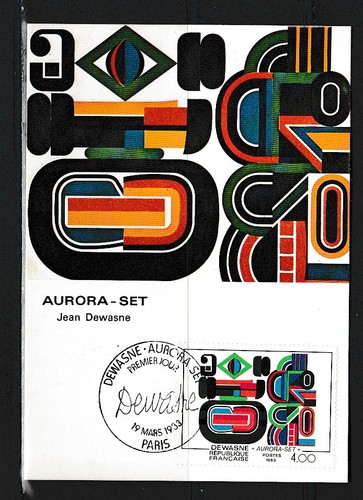 Carte 1er jour tableau - 1er,