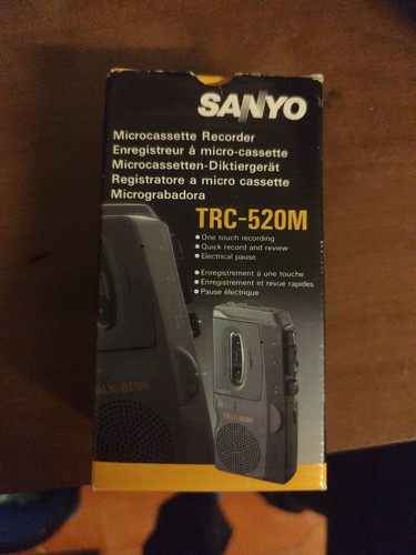 Sanyo micro cassette recorder - sanyo,