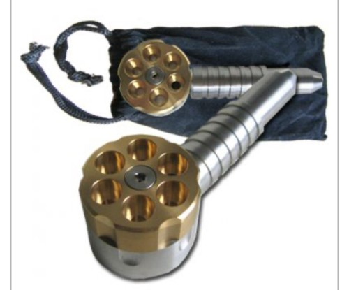 Six shooter metal - shooter,