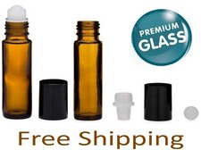 Essential Oil Amber Glass Roll