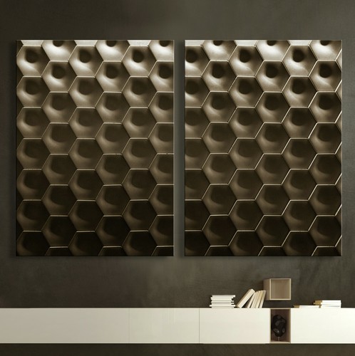 Set quadri astratti tela - set,