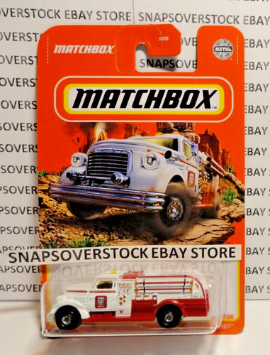 2022 matchbox white fire - matchbox,