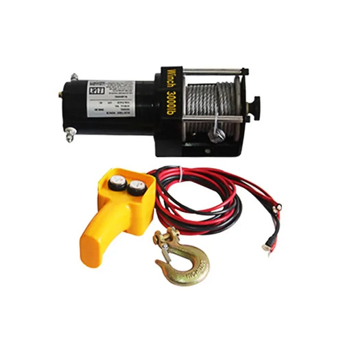 Argano 3000lbs con - , corda