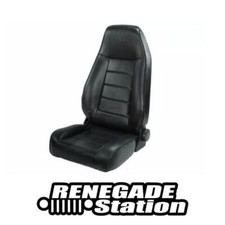 Jeep CJ Sedile Anteriore Nero Similpelle Poggiatesta Regolabile Schienale 76-86