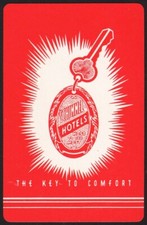 Vintage single playing card