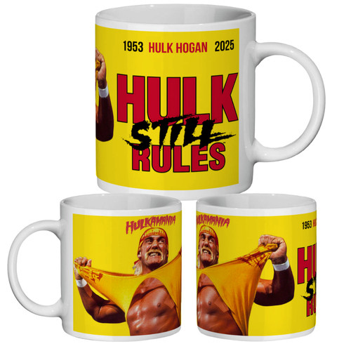 Hulk hogan tribute mug - hogan, rip