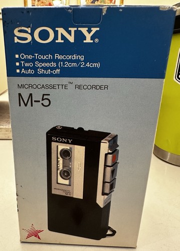 Sony microcassette corder 5 - sony, microcassette-corder