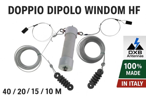 Antenna windom doppio - hf,