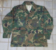 UNIFORME MIMETICA ERDL GIACCA ESERCITO GUERRA TG XL no elmetto VIETNAM