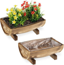 Fioriere legno set 2 - in,
