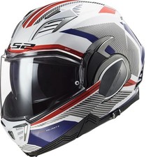 LS2 FF900 Valiant II REVO Casco Modulare Taglia S - Bianco Rosso Blu