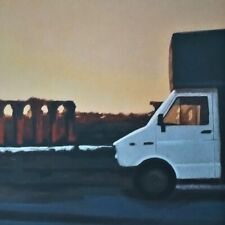 Mario Ferrante Serigrafia Firmata Paesaggio Urbano arte figurativa arredo casa