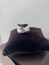 Anello Pianegonda, Argento 925, Doppio Intreccio Mis. 13 ITA, 6 1/2 USA