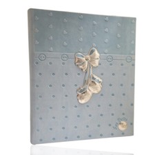 25x20 Blue Leather Diary Photo