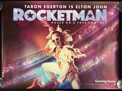 Rocketman original quad film - rocketman,