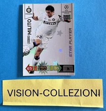 ⚽️ PANINI CHAMPIONS LEAGUE ADRENALYN XL 2010-11 MILITO STAR PLAYER INTER ⚽️