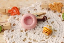 stampo in gomma per fimo cernit base del cupcake basso lotto 1pz