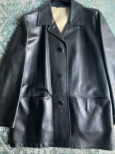 Elegante giacca pelle zegna - elegante,