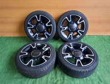 SET 4 CERCHI IN LEGA CON PNEUMATICI FIAT 500s SPORT 3 PORTE 2019 RICAMBI AUTO