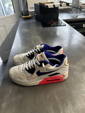nike air max 90 infrarossi uk 8,5 bianco rosa nero blu retrò 2017 95 97 1