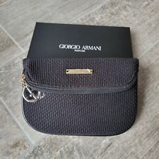 Pochette Clutch Giorgio Armani, Piccola, Nero, Nuova, con Confezione