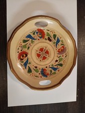 Vintage Lacquered Wood Hand