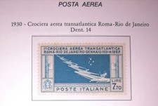 REGNO D'ITALIA - CROCIERA TRANSATLANTICA BALBO 7,70 LIRE P.A. ** - 1930 N. 25