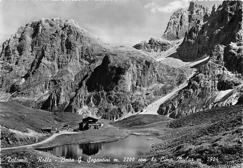Cartolina dolomiti rolle baita - cartolina,