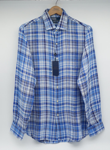 Polo ralph lauren camicia lino - lauren,