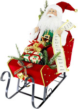 Babbo Natale Su Slitta Con