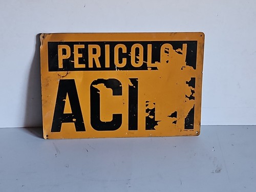 Pericolo acidi vecchio - pericolo, ^