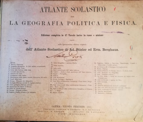 Atlante scolastico per - , la