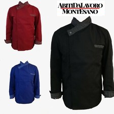 GIACCA CUOCO CHEF  BOTTONI AUTOMATICI ALIMENTARI RISTORAZIONE