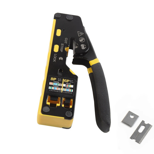 Pinza crimpatrice passante - pinza,