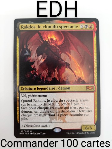 Mtg commander deck démons - commander,