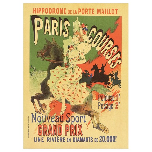 Poster vintage artistico paris - poster,