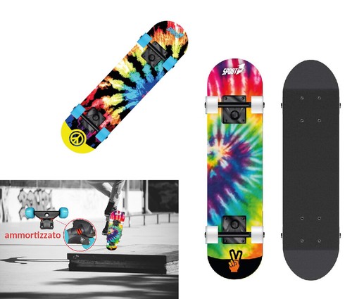 Skateboard con asse ruota - con,